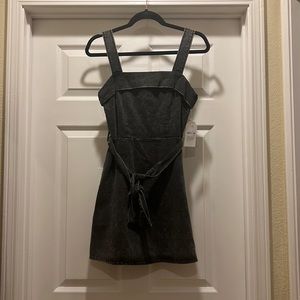 Sadie & sage grey washed denim dress